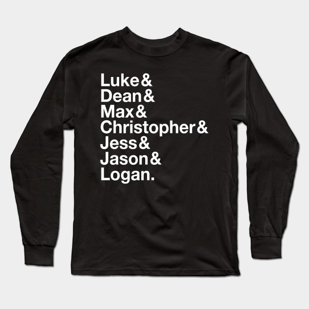 Gilmore Guys Long Sleeve T-Shirt by ybtee